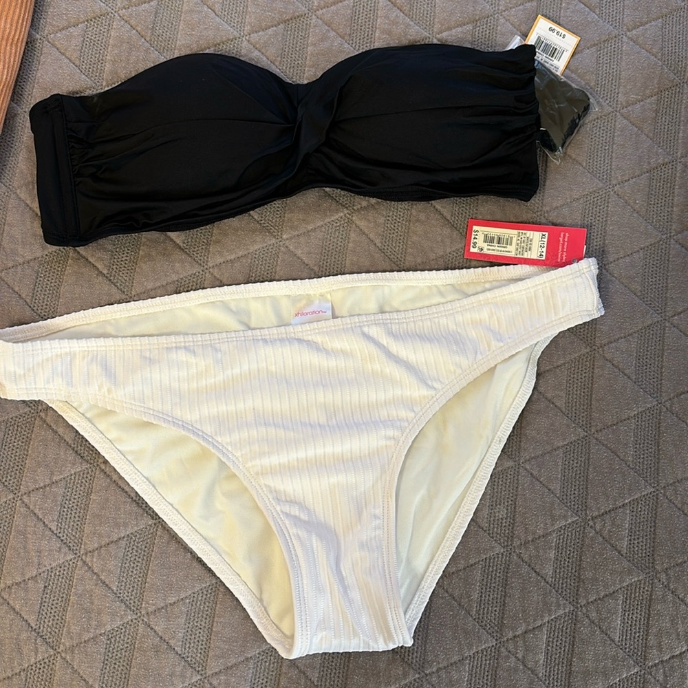 NWT bikini top and bottoms